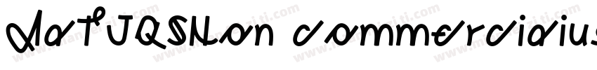 AaTJQSNon commerciaiuse字体转换